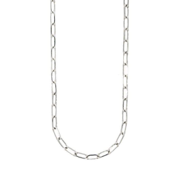 Lant argint cu zale impletite pentru barbati [2]