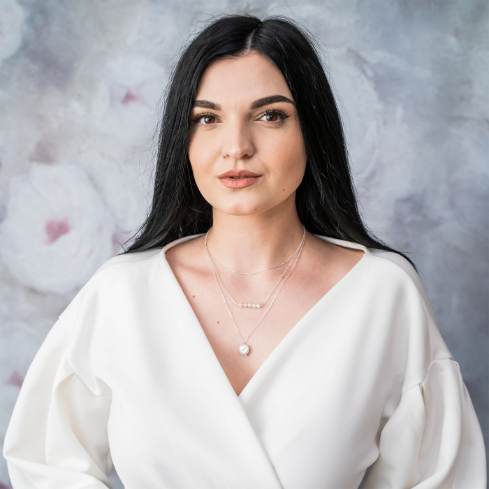 Lant din argint triplu cu perle de cultura si perla baroc [2]