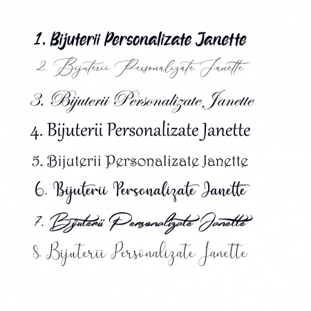 Lănțișor din argint personalizat cu medalion siluetă de pisică [11]