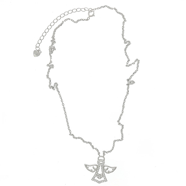 Lantisor din argint cu pandantiv in forma de ingeras [2]