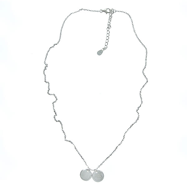 Lănțișor din argint rodiat cu banți. [3]