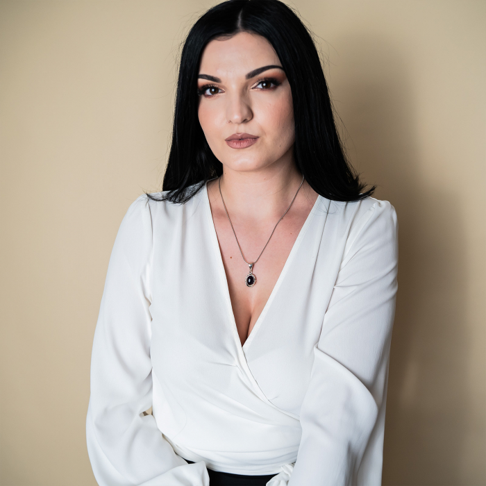 Pandantiv din argint cu ametist de sinteză [3]