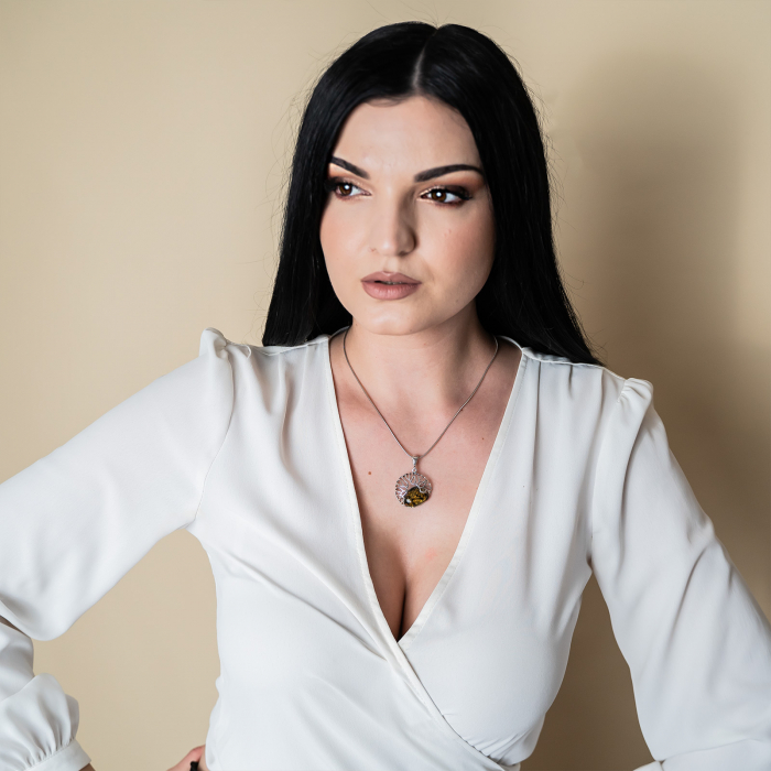 Pandantiv rotund cu chihlimbar [3]