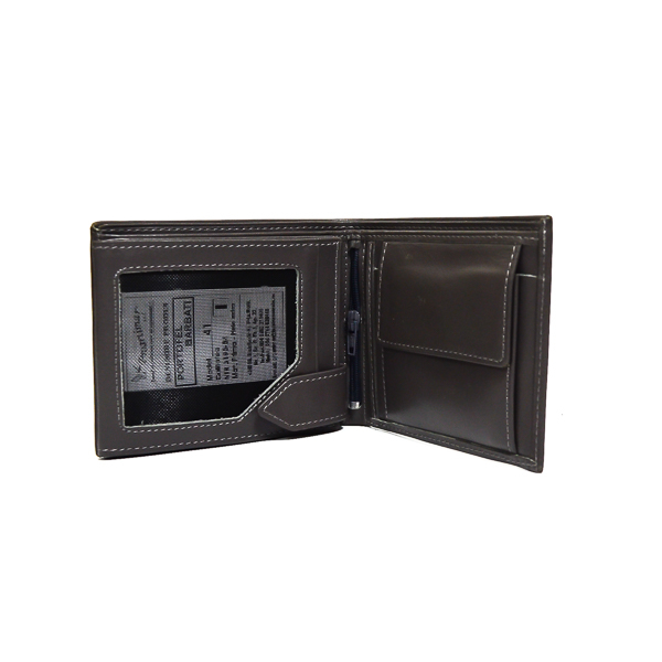 Portofel piele naturală gri-verzui [3]