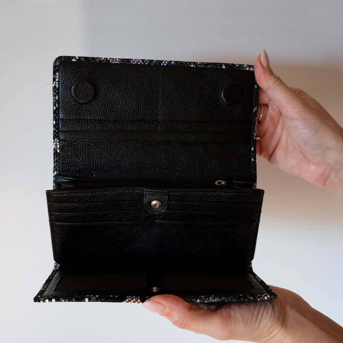 Portofel elegant de damă din piele naturală [4]