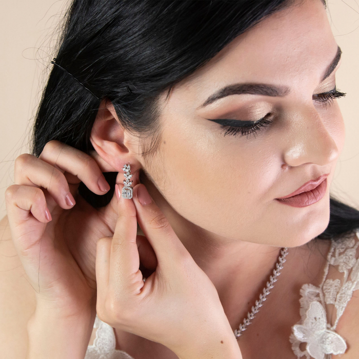 Set din argint rodiat cu zirconii [5]