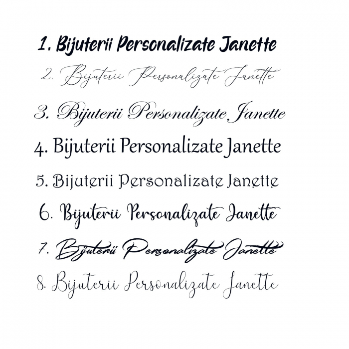 Set lanțuri argint cu inimi puzzle personalizate [7]