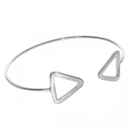 Bratara argint fixa model triunghiuri [3]