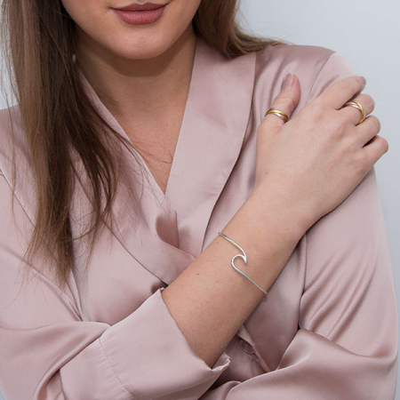 Bratara fixa argint model bucla [3]