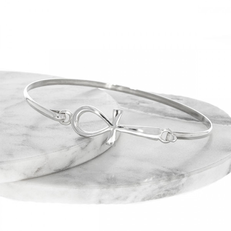 Brățară argint cu model cruce egipteană [2]