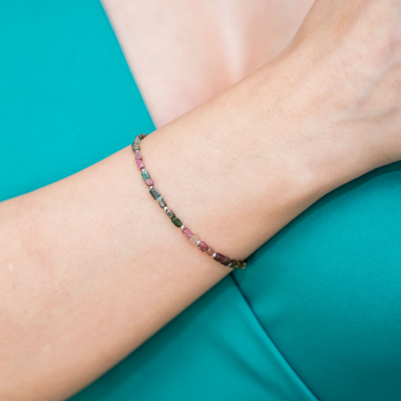 Bratara din argint cu tourmaline multicolore [0]
