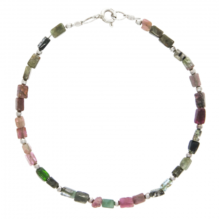 Bratara din argint cu tourmaline multicolore [1]