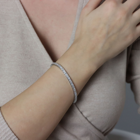 Brățară tip tennis argint cu zirconii [2]