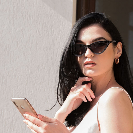 Creole din argint placat cu aur rose [2]