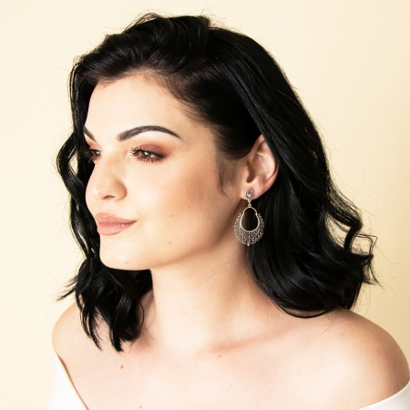 Cercei din argint cu filigran [0]