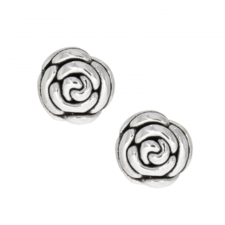 Cercei din argint 925 în formă de trandafiri [1]