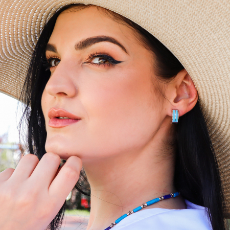 Cercei din argint cu turcoaz [1]