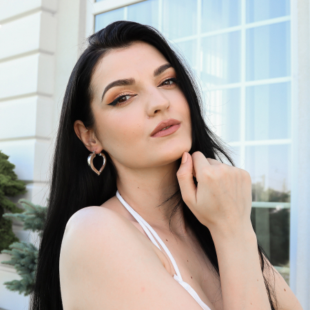 Cercei argint in forma de inima [1]