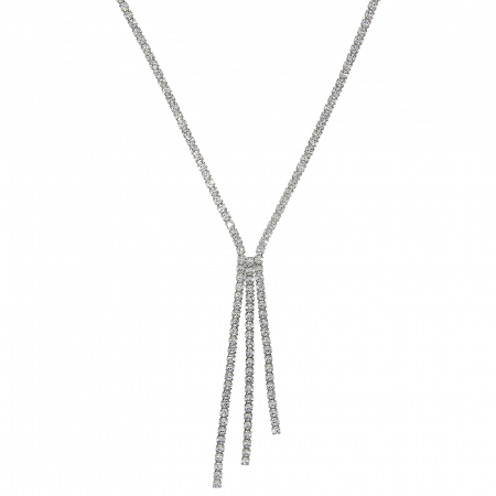 Colier elegant din argint cu cristale de zirconiu [3]