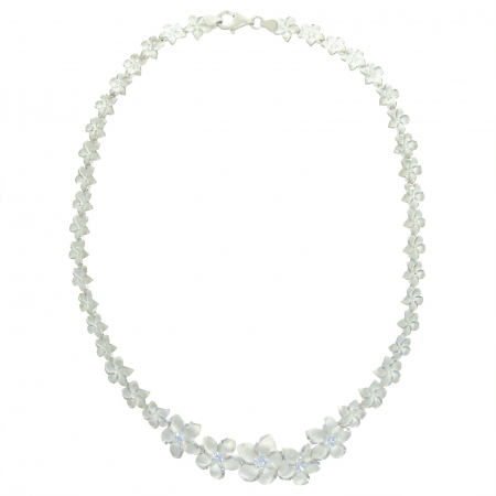 Colier din argint cu flori [2]