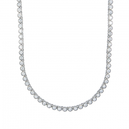 Colier tennis din argint rodiat cu zirconiu [2]
