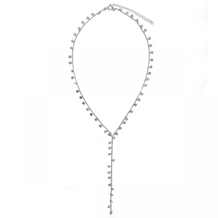 Lantisor lung din argint cu banuti [2]
