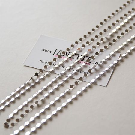 Lant lung din argint cu banuti [4]