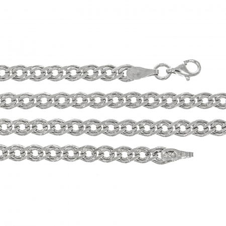 Lanț din argint pentru barbați, cu zale [0]