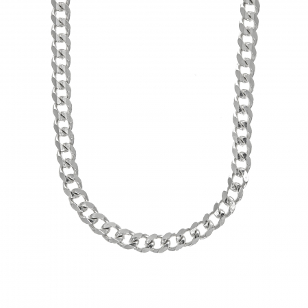 Lanț bărbătesc din argint cu zale plate [2]