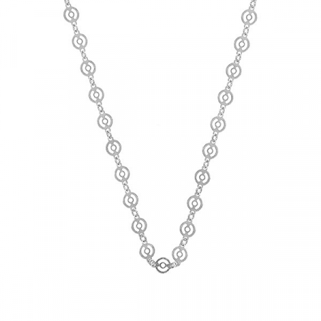 Lantisor din argint cu banuti perforati [1]