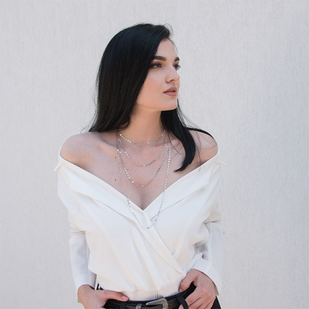 Lantisor din argint cu banuti perforati [2]