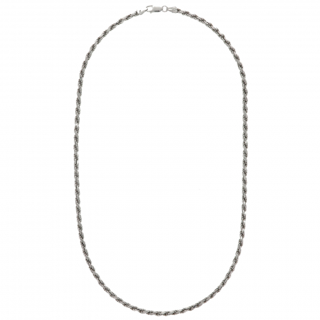 Lant argint cu zale impletite pentru barbati [2]