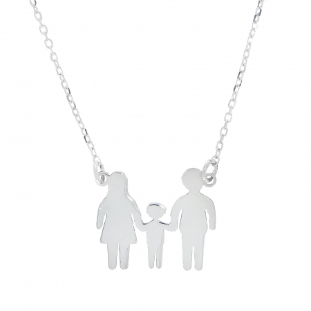 Lănțișoare - Lant din argint  personalizat cu familie