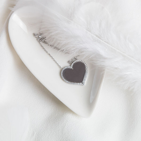 Lantisor argint model inimioara [1]