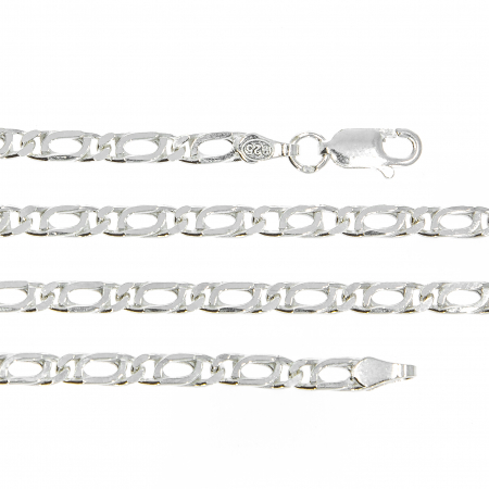 Lanț bărbătesc din argint cu zale [2]