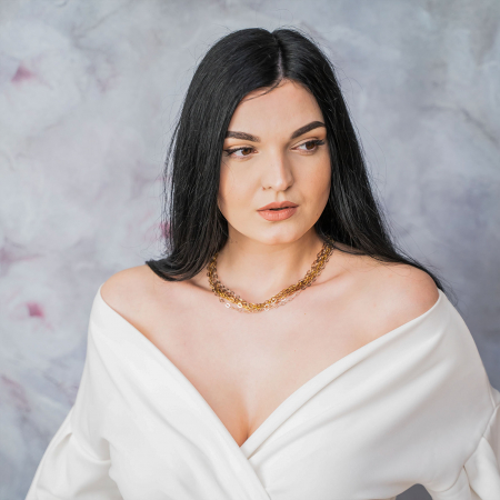 Lantisoare Argint - Lant din argint triplu argintiu,rose si auriu