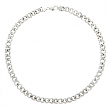 Lant argint pentru barbati cu zale [1]