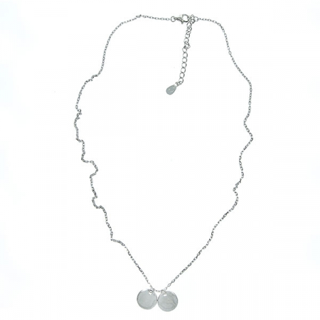 Lănțișor din argint rodiat cu banți. [2]