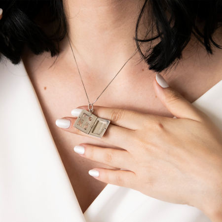 Pandantiv argint carte de rugaciuni [1]