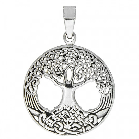 Pandantiv din argint antichizat cu arborele vieții [0]