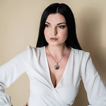 Pandantiv rotund cu chihlimbar [2]