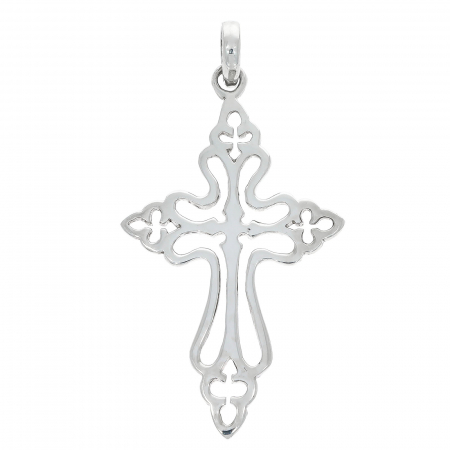 Pandantiv din argint in forma de cruce [0]