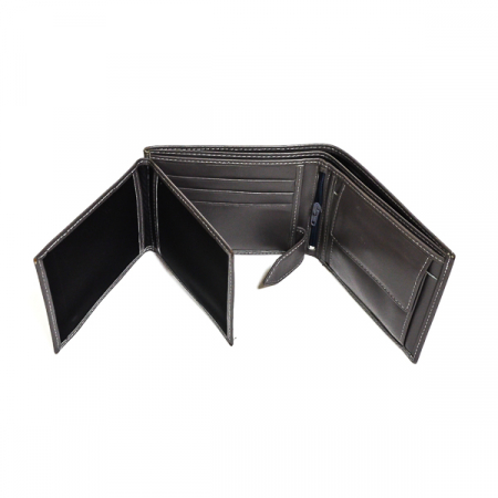 Portofel piele naturală gri-verzui [1]