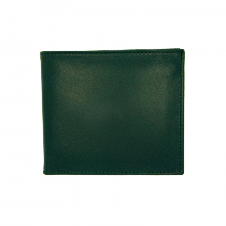 Portofel din piele naturală verde închis [1]