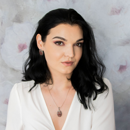 Set din argint unicat cu cristale din carneol și marcasite [0]