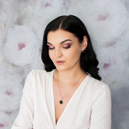 Seturi Argint - Set din argint cu piatră de onix fațetată