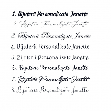 Set lanțuri argint cu pandantive personalizate [3]