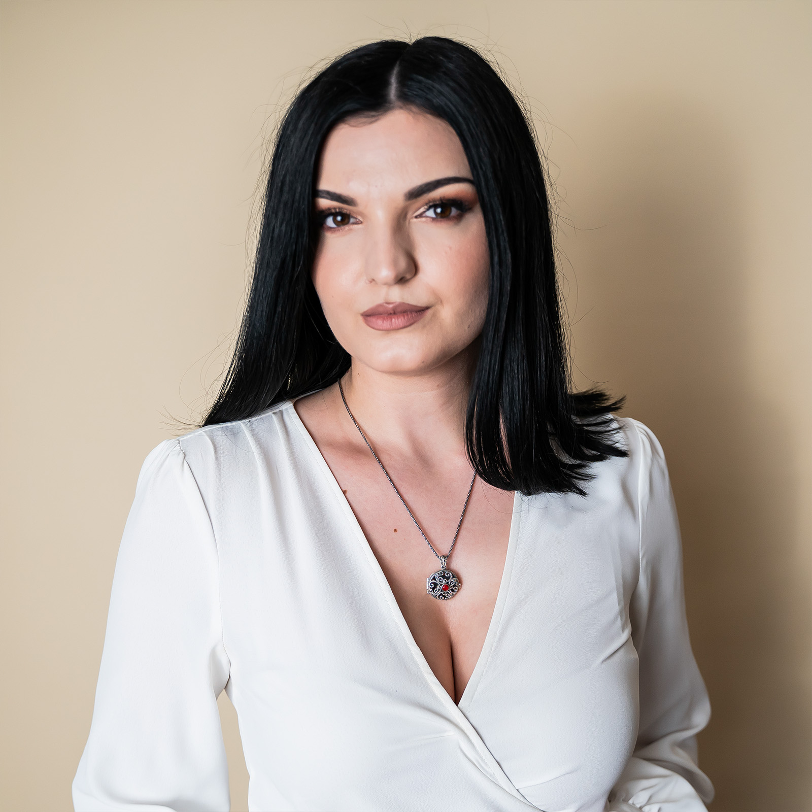 Pandantiv Argint tip Casetă cu Marcasite și Coral