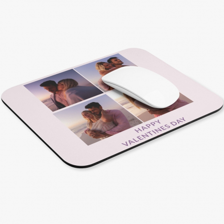 Mouse pad personalizat cu 4 fotografii-Valentine's Day [0]