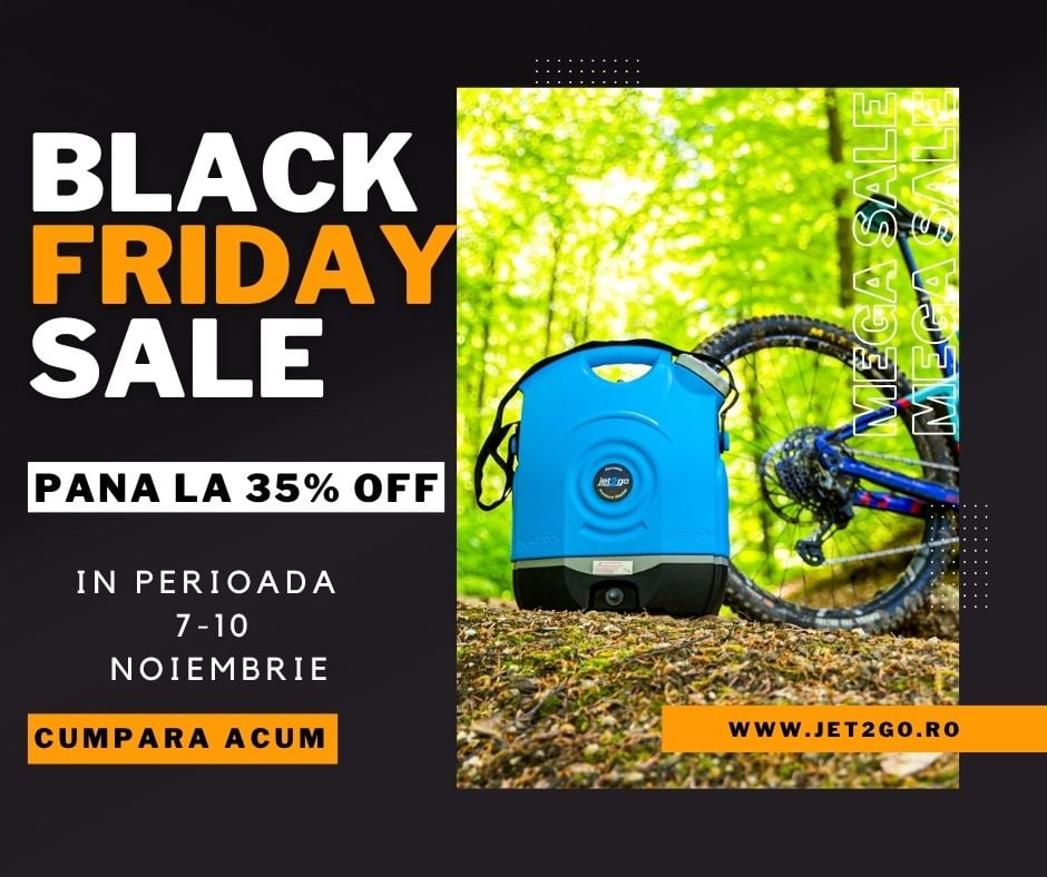 Jet2Go Aparat de spalat portabil cu presiune